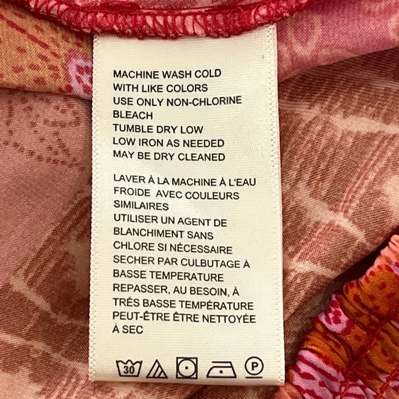 Free PEOPLE LIGHTWEIGHT MATTE SATIN TIED TO YOU TANK LEMONADE COMBO LARGE NWT - Picture 15 of 16